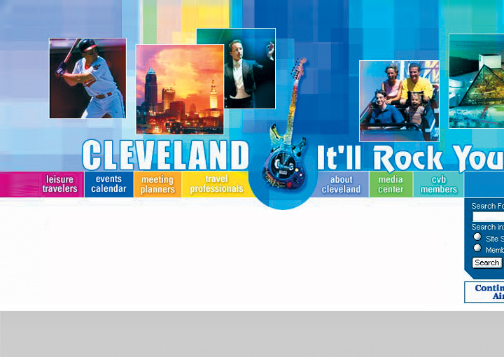 Cleveland CVB Website