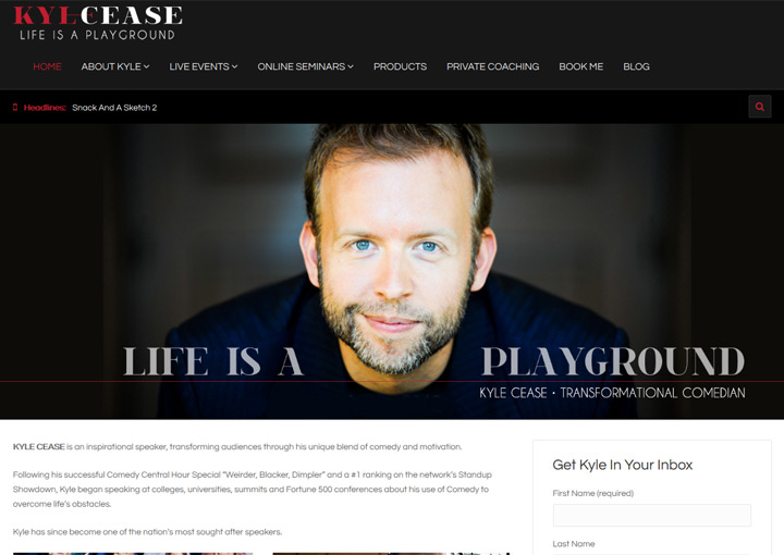Kyle Cease Website
